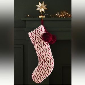Anthropologie Christmas Stocking